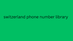 switzerland phone number library