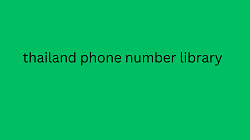 thailand phone number library