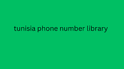 tunisia phone number library