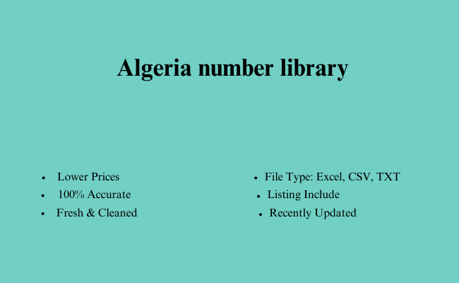 Algeria number library