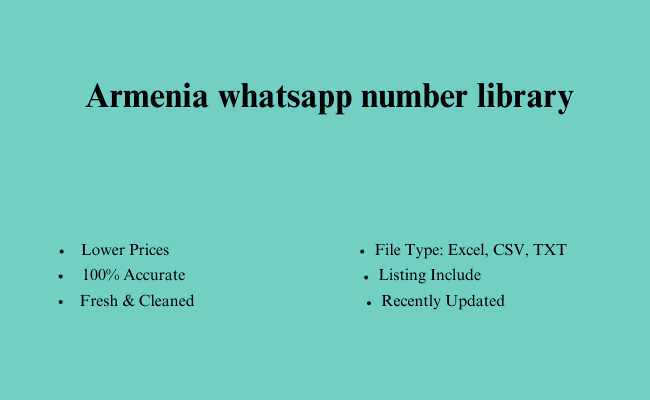 Armenia whatsapp number library