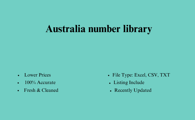 Australia number library