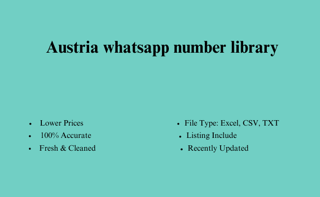 Austria whatsapp number library