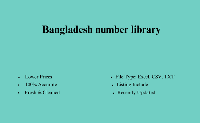 Bangladesh number library