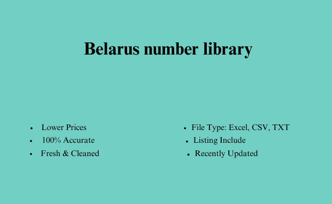 Belarus number library