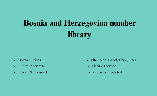 Bosnia and Herzegovina number library