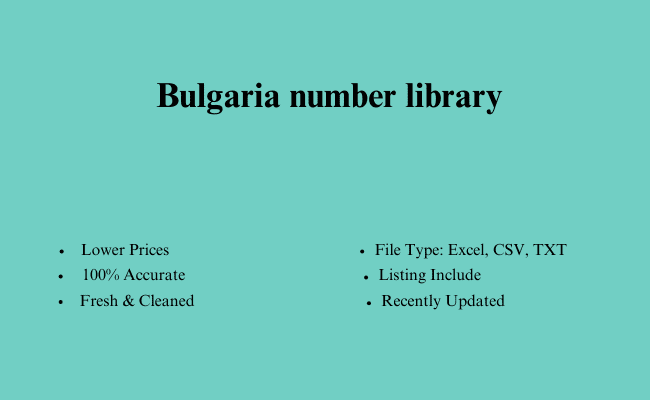 Bulgaria number library