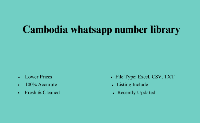 Cambodia whatsapp number library