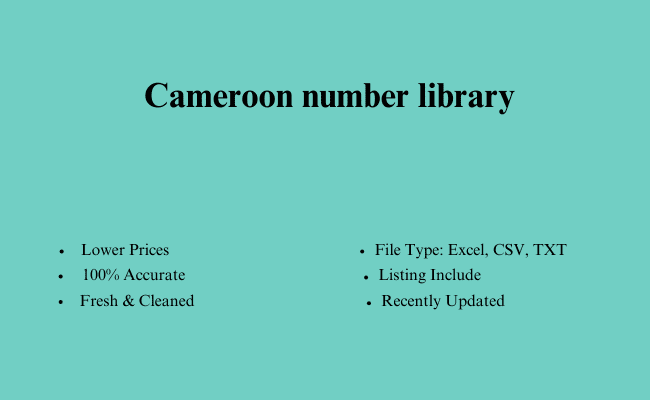 Cameroon number library