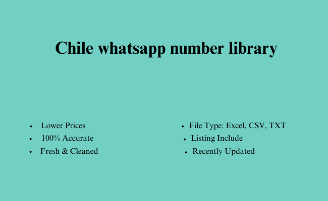 Chile whatsapp number library