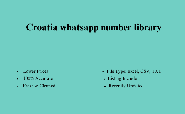 Croatia whatsapp number library