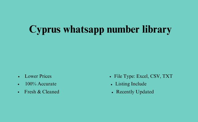 Cyprus whatsapp number library