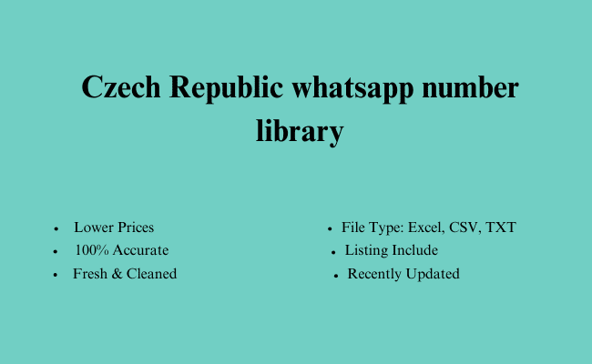 Czech Republic whatsapp number library