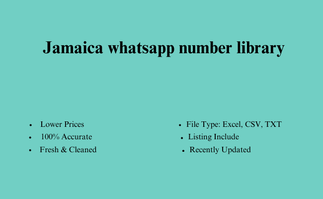 Jamaica whatsapp number library