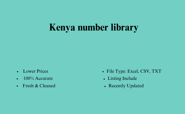 Kenya number library