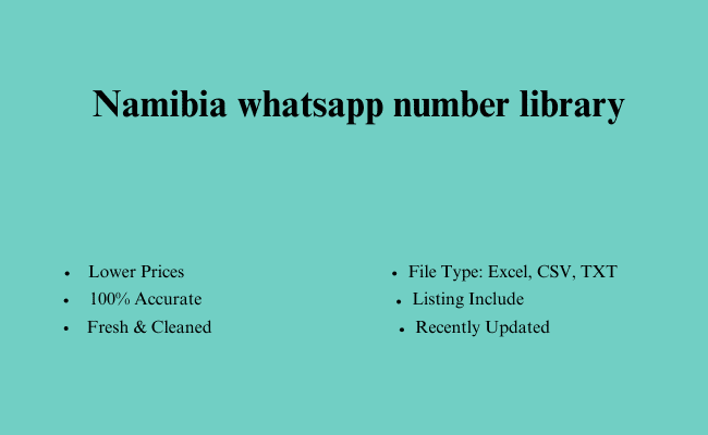 Namibia whatsapp number library