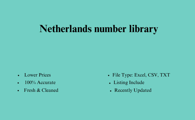 Netherlands number library