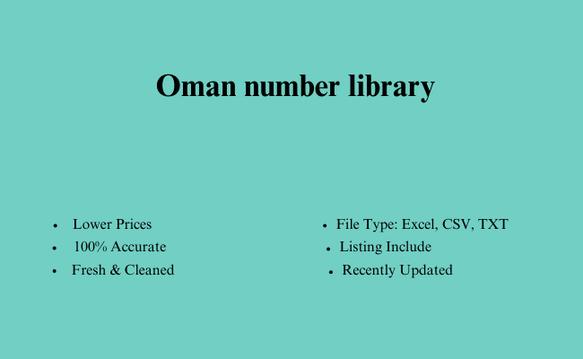 Oman number library