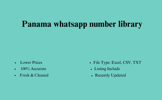 Panama whatsapp number library