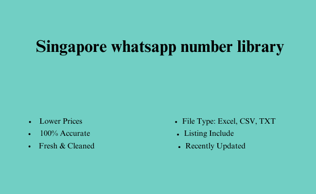 Singapore whatsapp number library