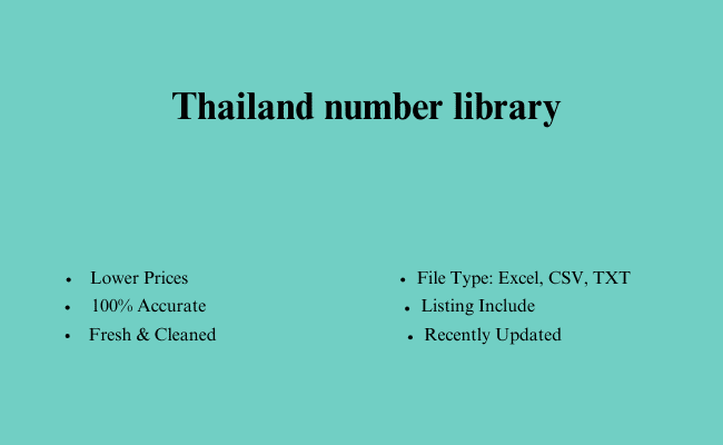 Thailand number library