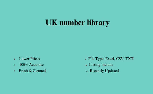 UK number library