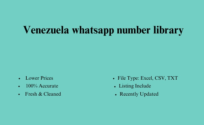 Venezuela whatsapp number library